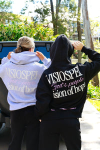 VISION OF HOPE HOODIE GREY