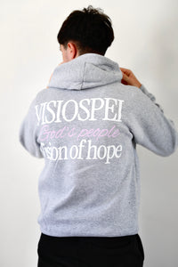 VISION OF HOPE HOODIE GREY